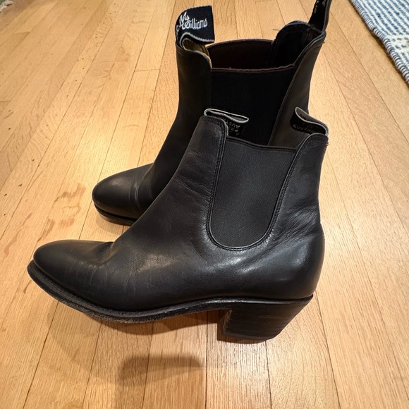 R.M. Williams Black Leather Ankle Booties - Picture 1 of 6